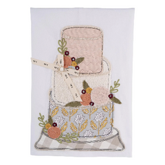 GLORY HAUS Assisted Appliqué WEDDING CAKE Tea Towel