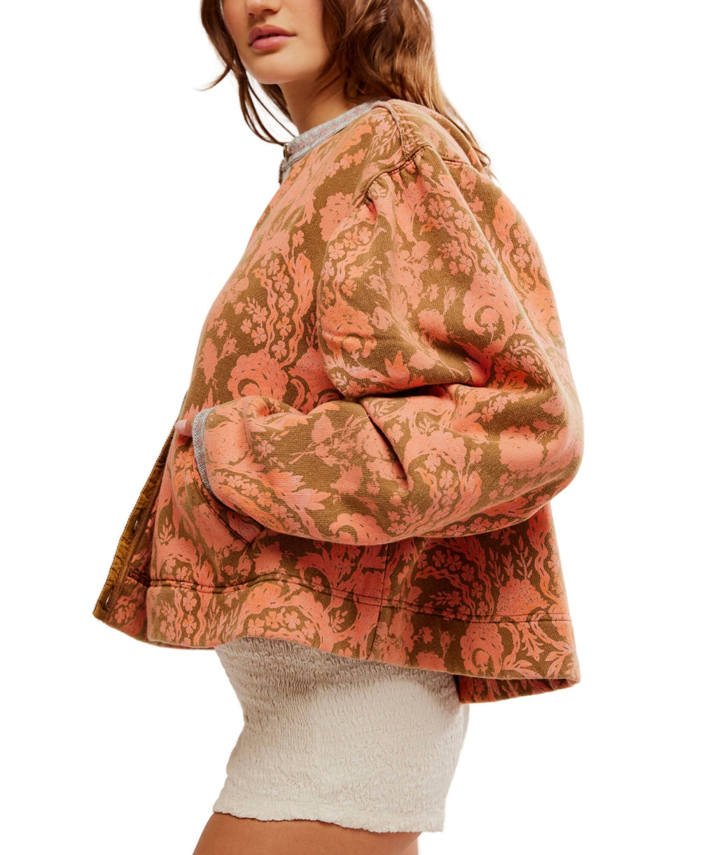 FREE PEOPLE Print DRIFTER Sweatshirt