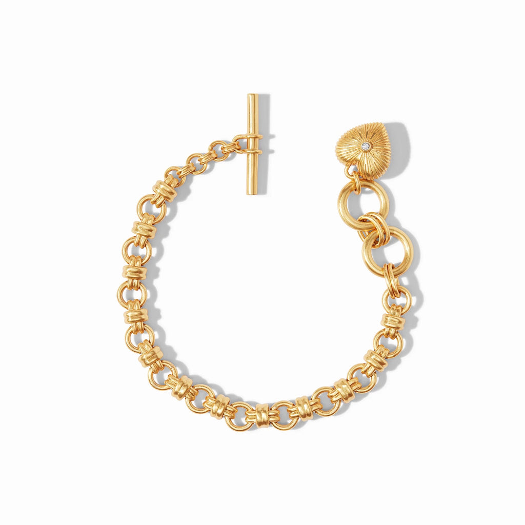 JULIE VOS Gold ESME Heart Bracelet