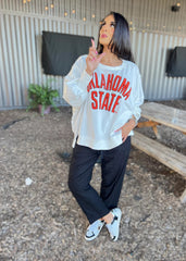 STADIUM Chenille OKLAHOMA STATE Sweatshirt