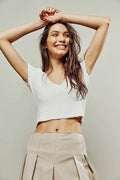 FREE PEOPLE KEEP ME WARM Crop Top