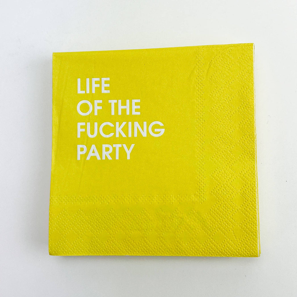 CG Life of the Fucking Party - Colorful Cocktail Napkins