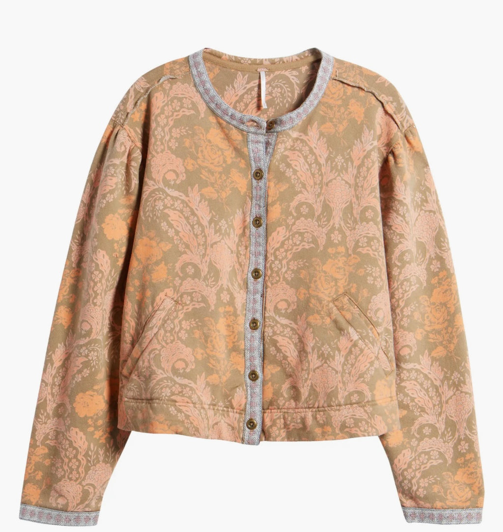 FREE PEOPLE Print DRIFTER Sweatshirt