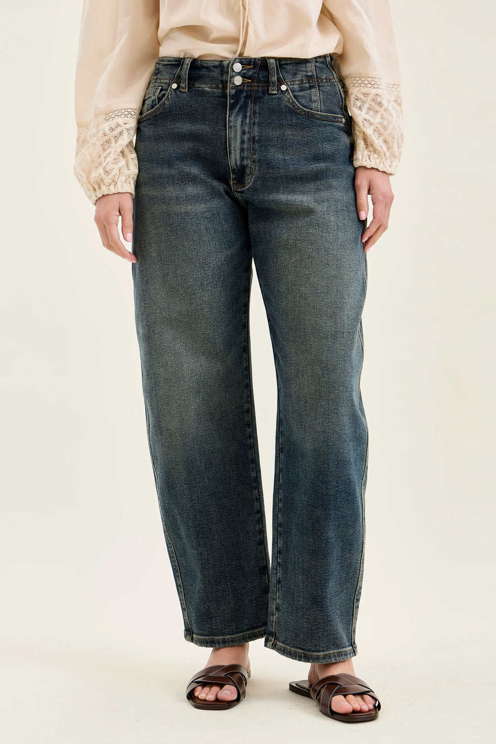 JUDY BLUE High-Waisted Marlow Jean - Medium Blue