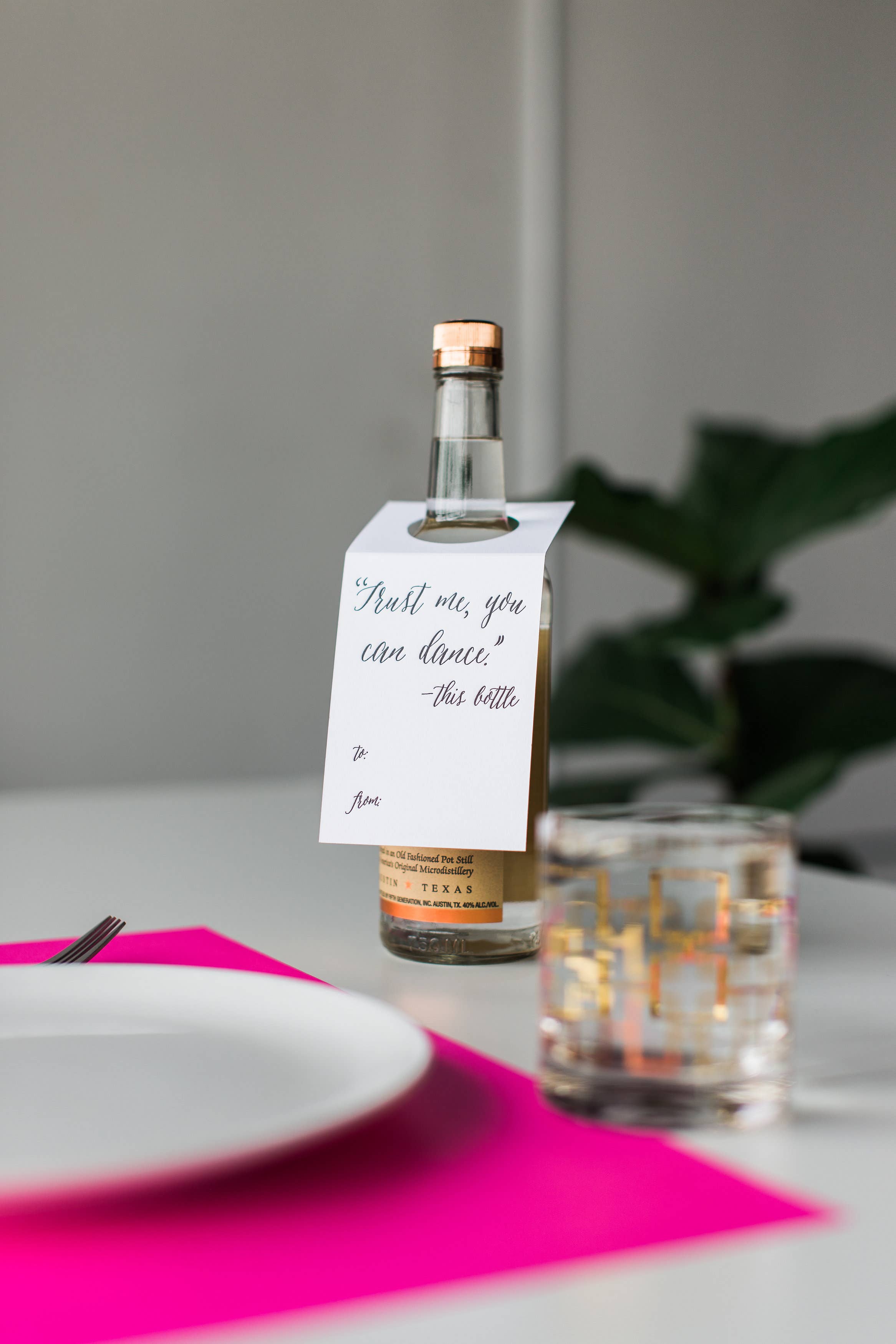 Trust Me, You Can Dance Wine & Spirit Tag - Sinlges