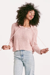 *ANOTHER LOVE Textured EDEN Hoodie Sweater