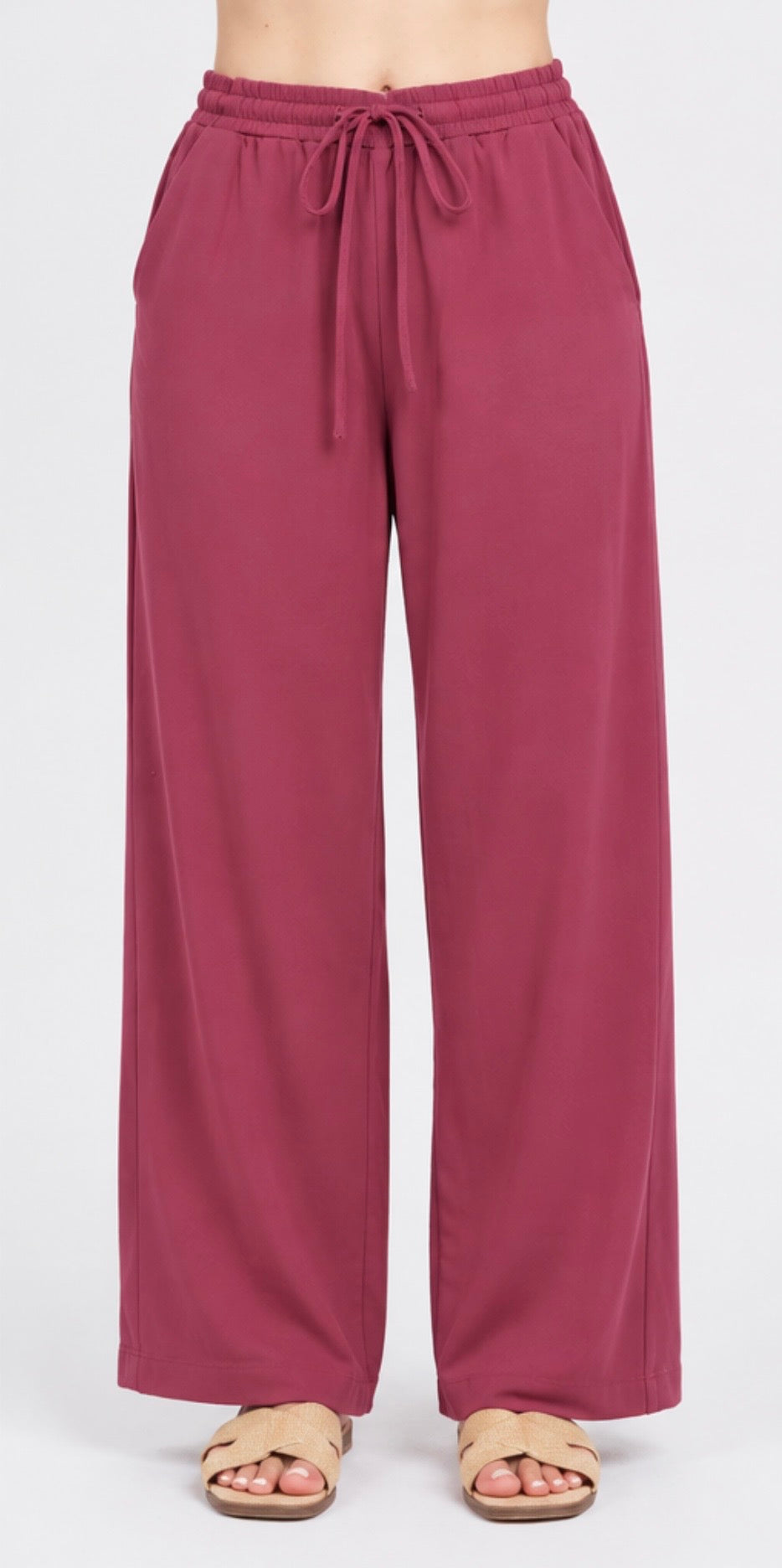 Another Love Zahara Relaxed Leg Pant - Merlot