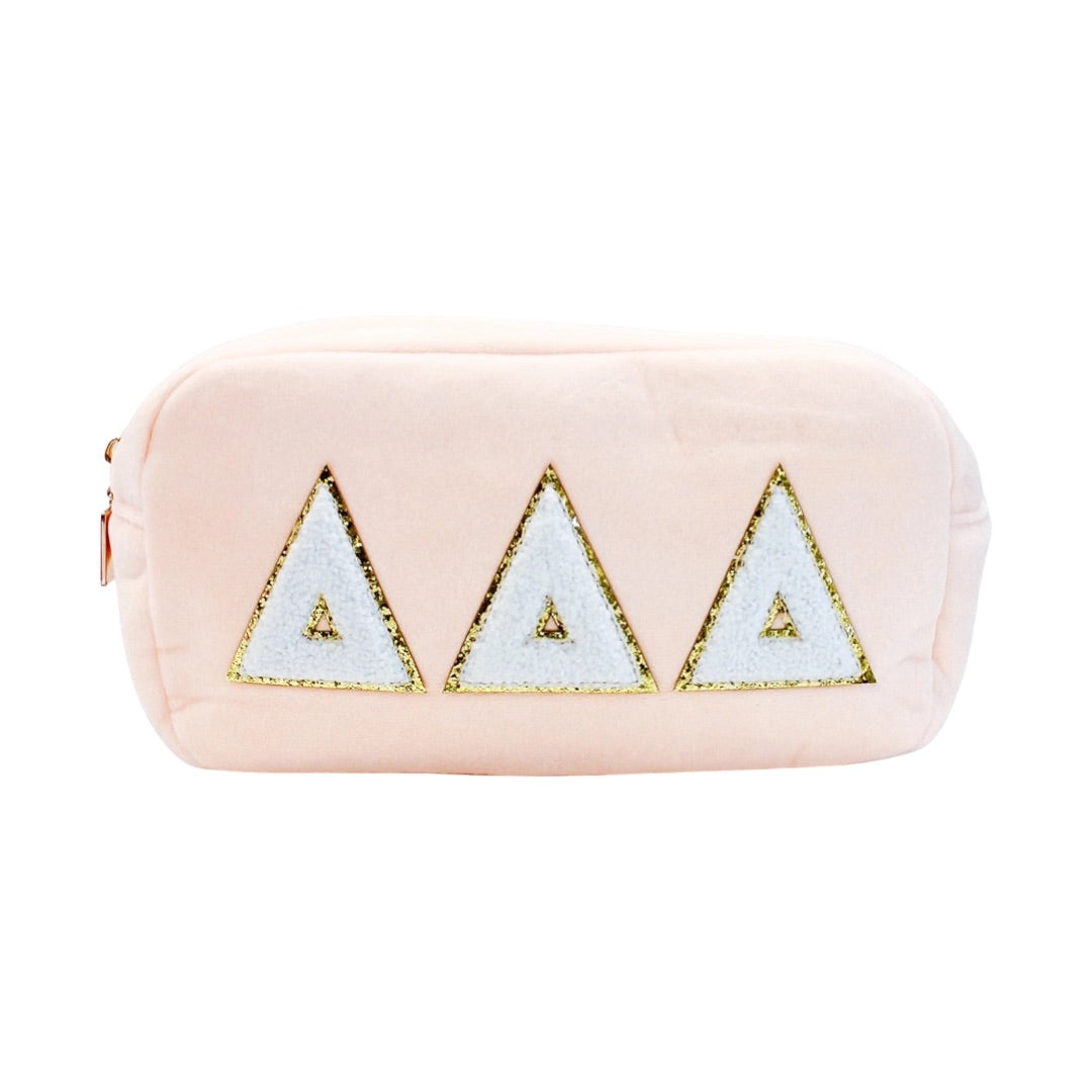 DUOTHREADS Chenille SORORITY Cosmetic Bag