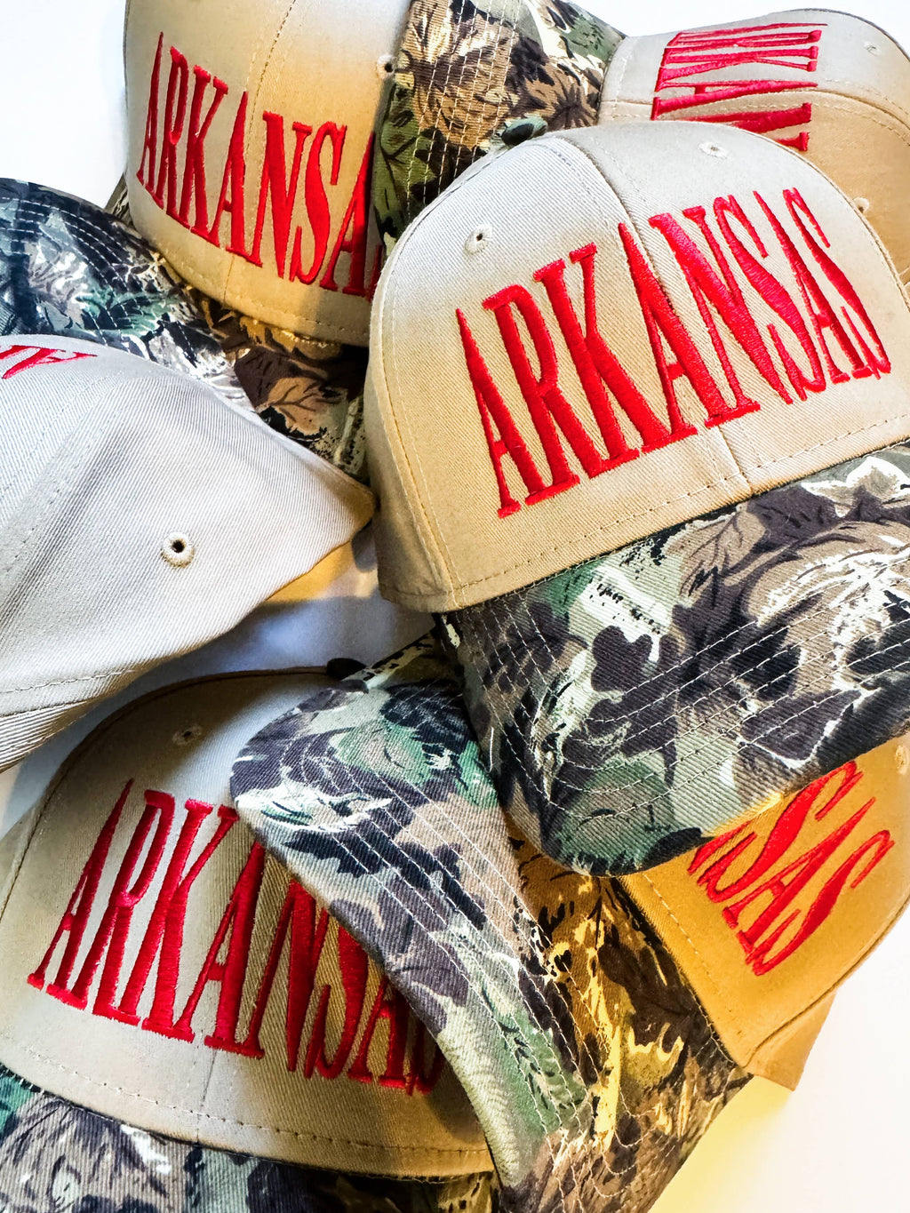OKLAHOMA Camo & Khaki Embroidered Hat