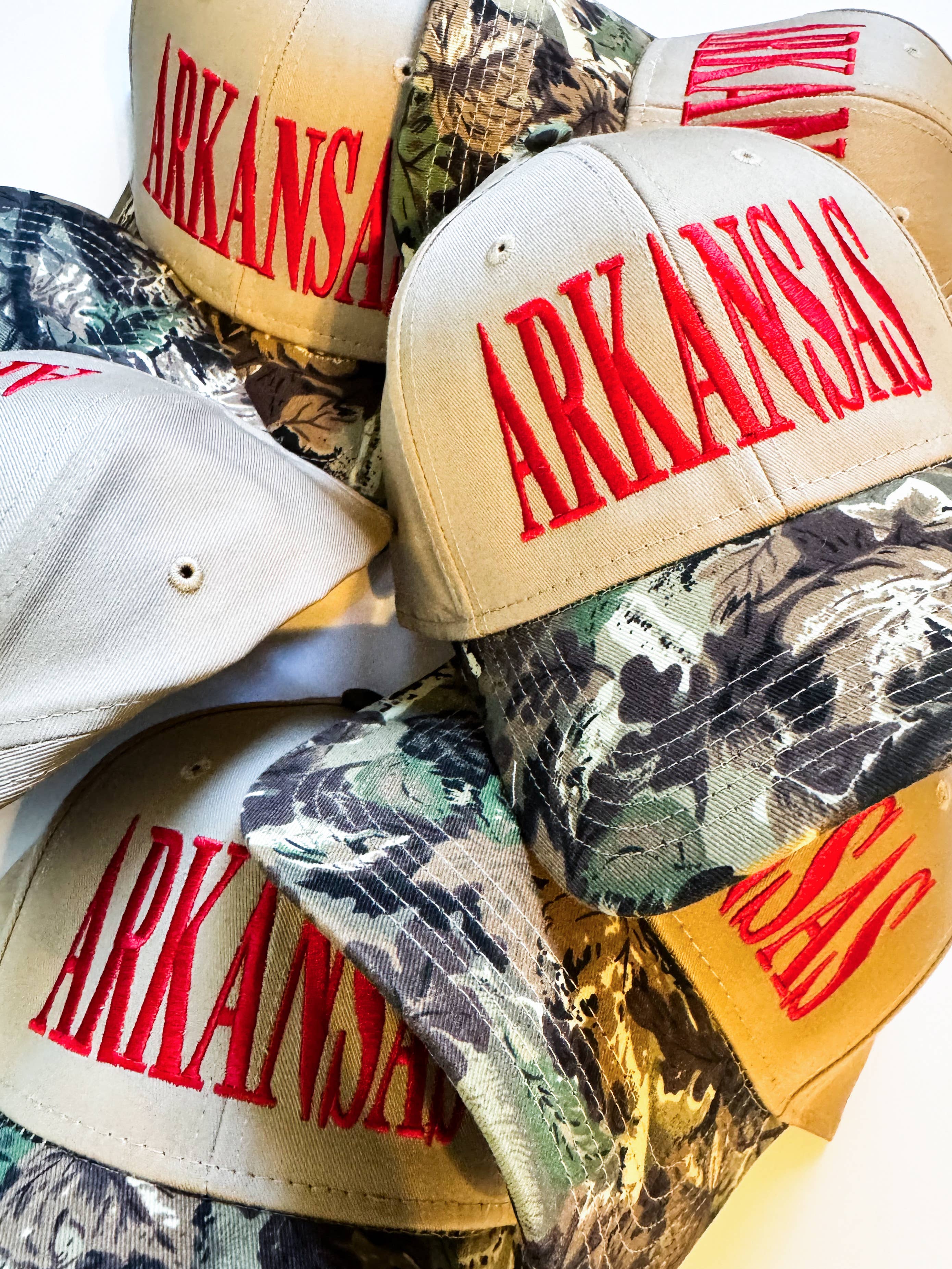 OKLAHOMA Camo & Khaki Embroidered Hat