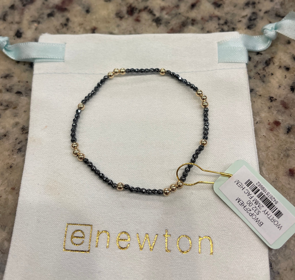 ENEWTON 2mm WORTHY Pattern Bead Bracelet