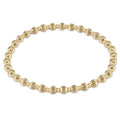 ENEWTON 4mm DIGNITY GRATEFUL Pattern Bead Bracelet-Gold