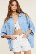 STRATEGY MinWash FrayHem Denim Shorts