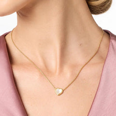 JULIE VOS Delicate HEART Necklace