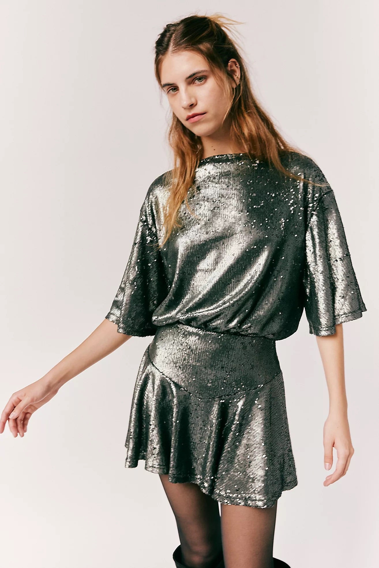 FREE PEOPLE Sequin MANUKA Mini Dress