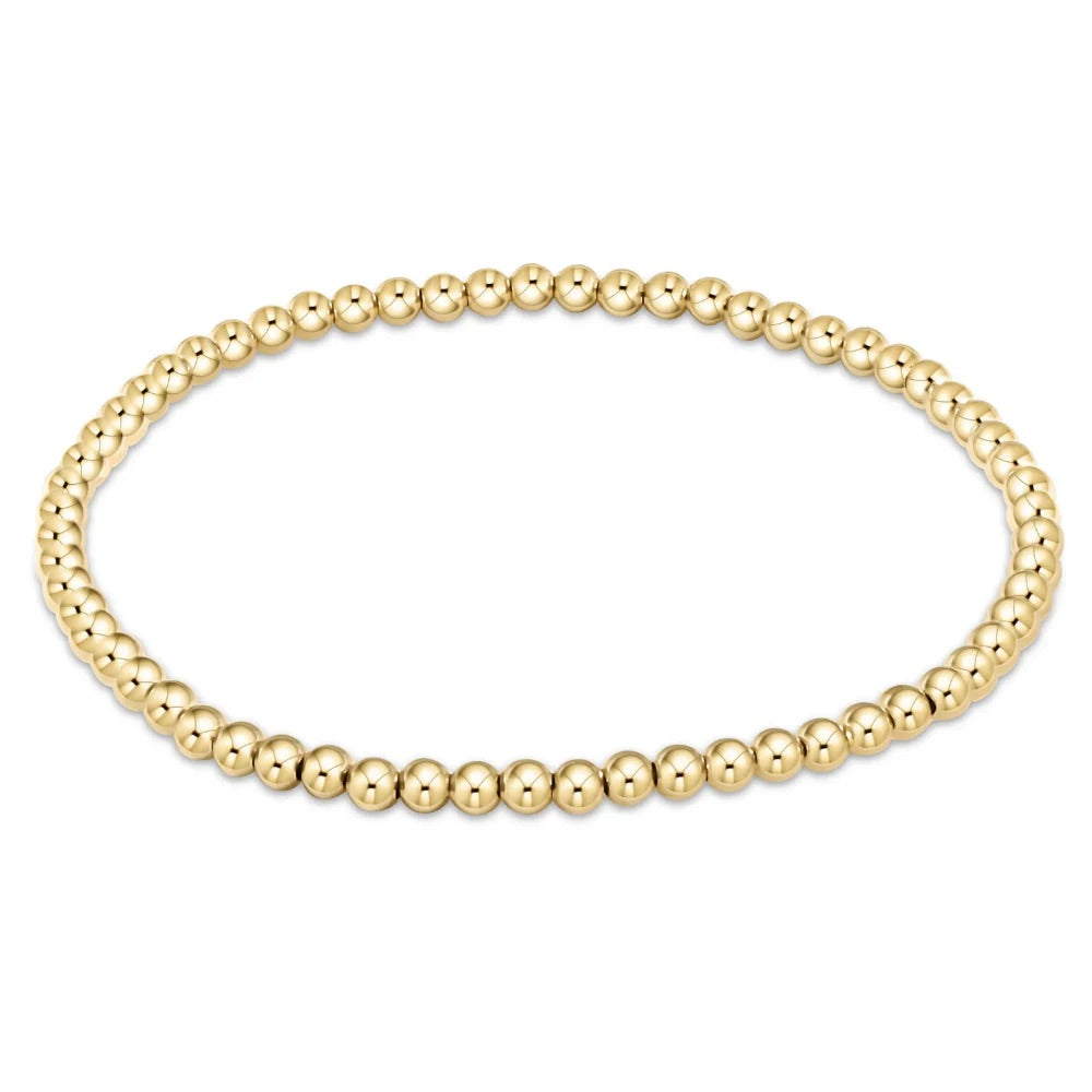 ENEWTON Classic EXTENDS Gold 3mm Bead Bracelet