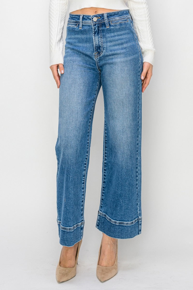 COCO HighRise Wide FashionHem Jean