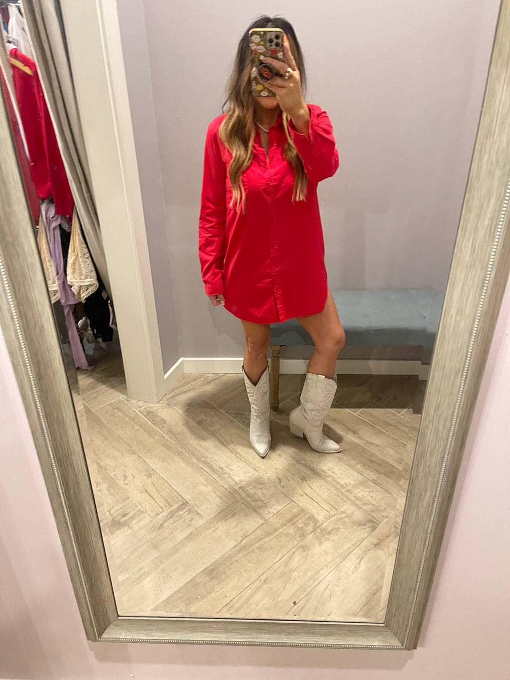 BOBI Poplin DESTINED LongSleeve Top