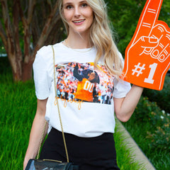 KICKOFF COUTURE Short Sleeve STADIUM Tee - NCAA Licensed: Oklahoma State University