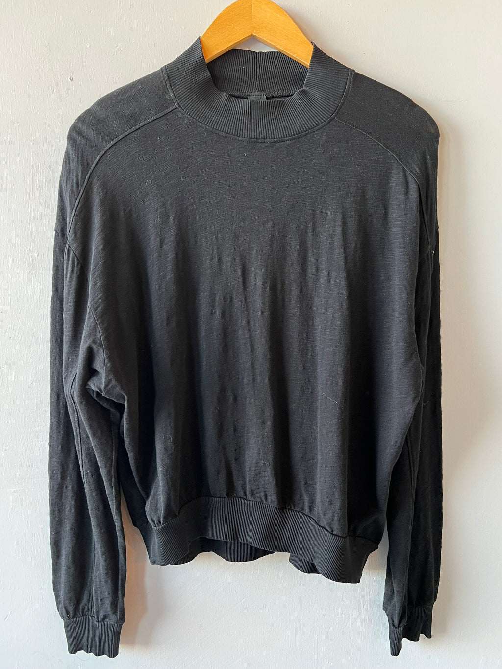 BOBI Slub PROOF RibMix TurtleNeck Top