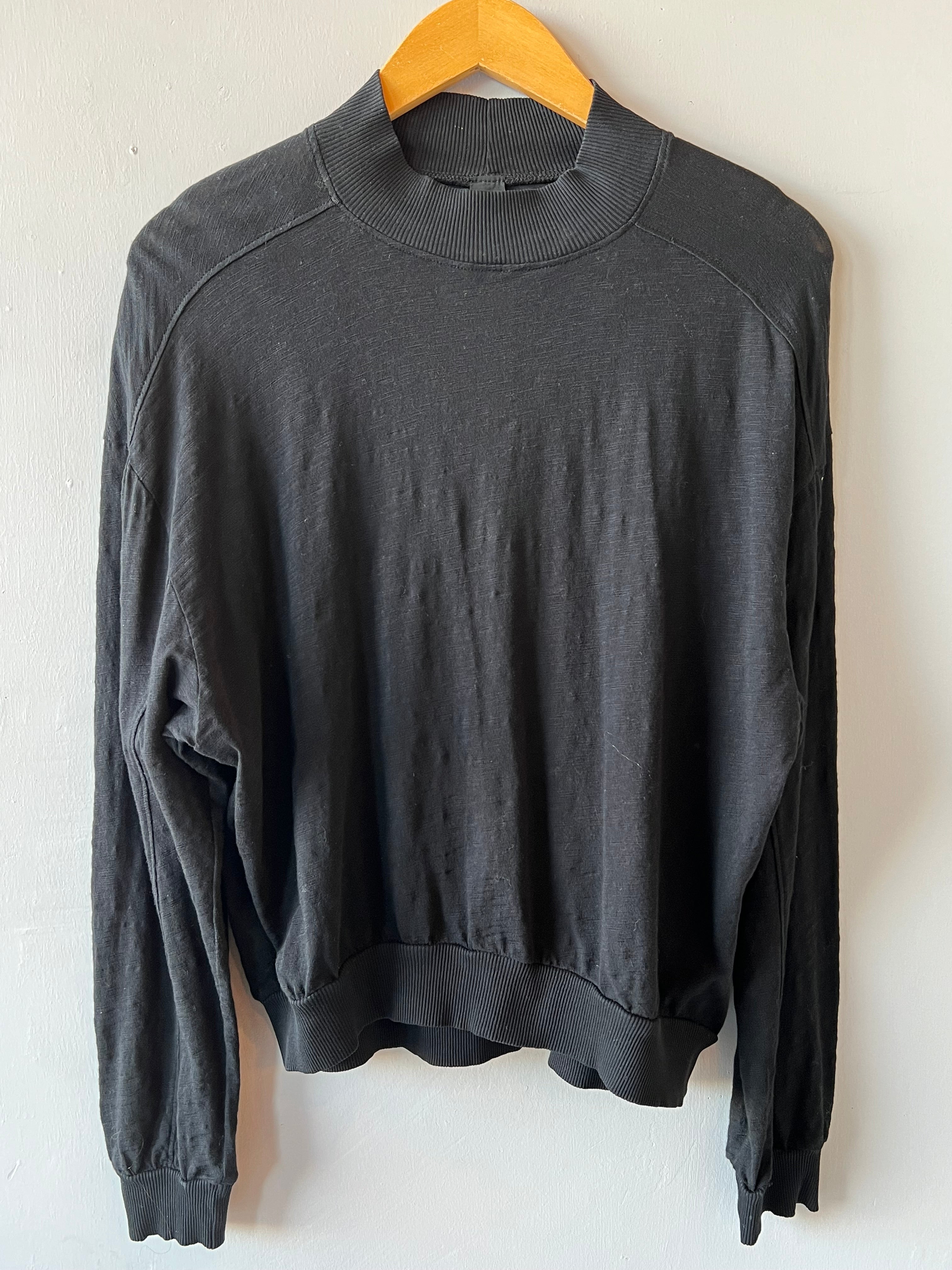 BOBI Slub PROOF RibMix TurtleNeck Top