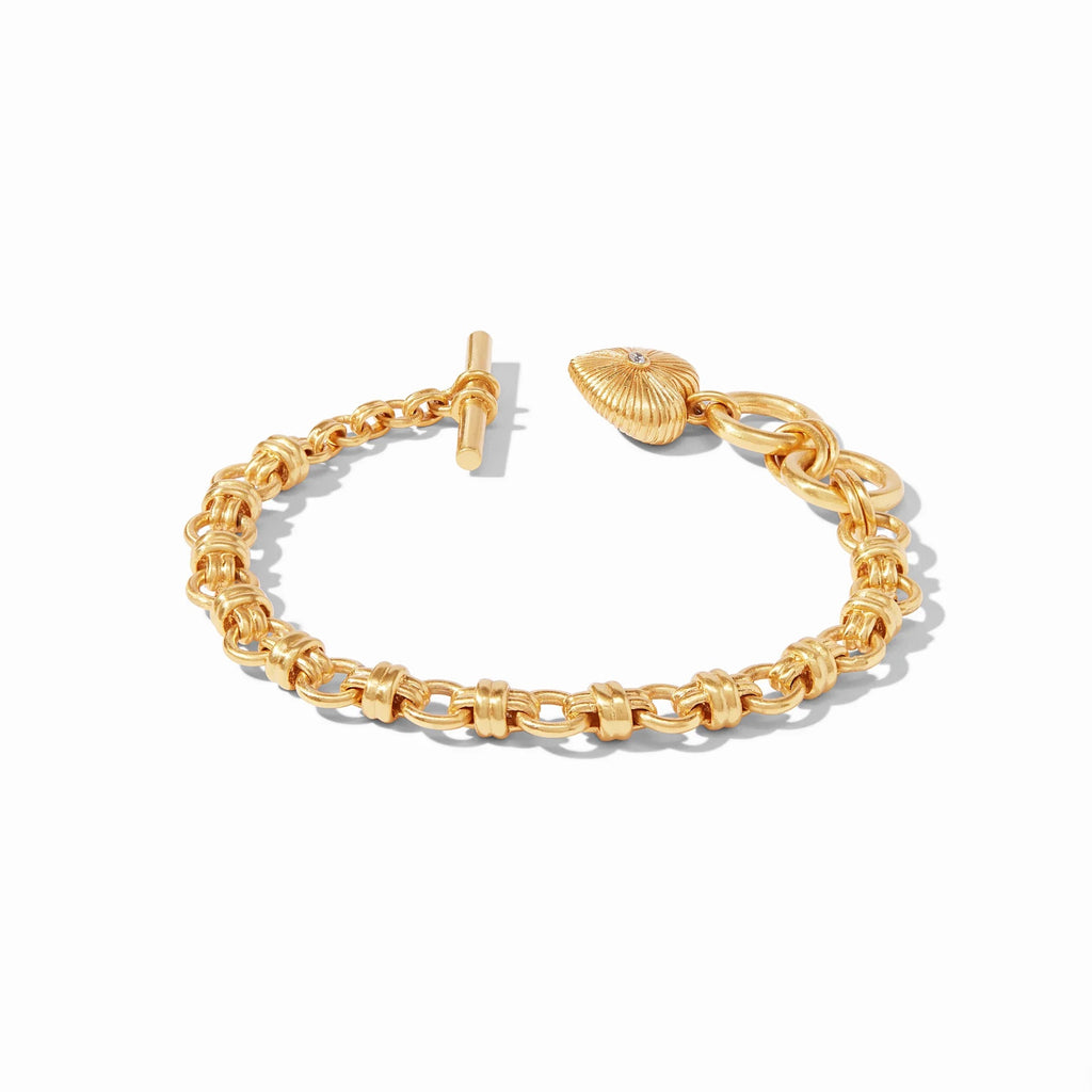JULIE VOS Gold ESME Heart Bracelet