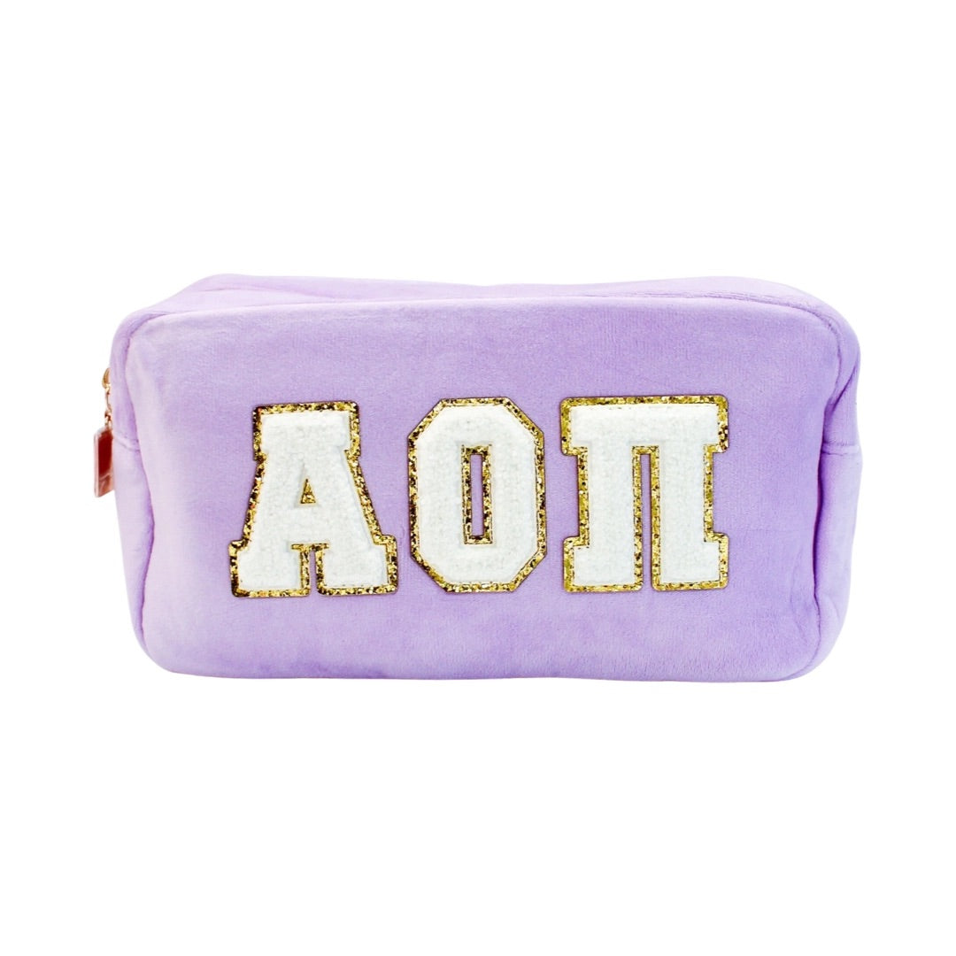 DUOTHREADS Chenille SORORITY Cosmetic Bag