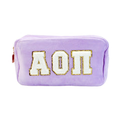 DUOTHREADS Chenille SORORITY Cosmetic Bag