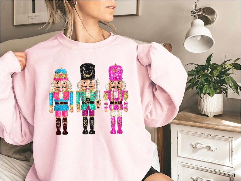 Nutcracker Trio Printed Sweatshirt