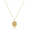 ENEWTON Small INSPIRE Cross Charm Medallion Necklace