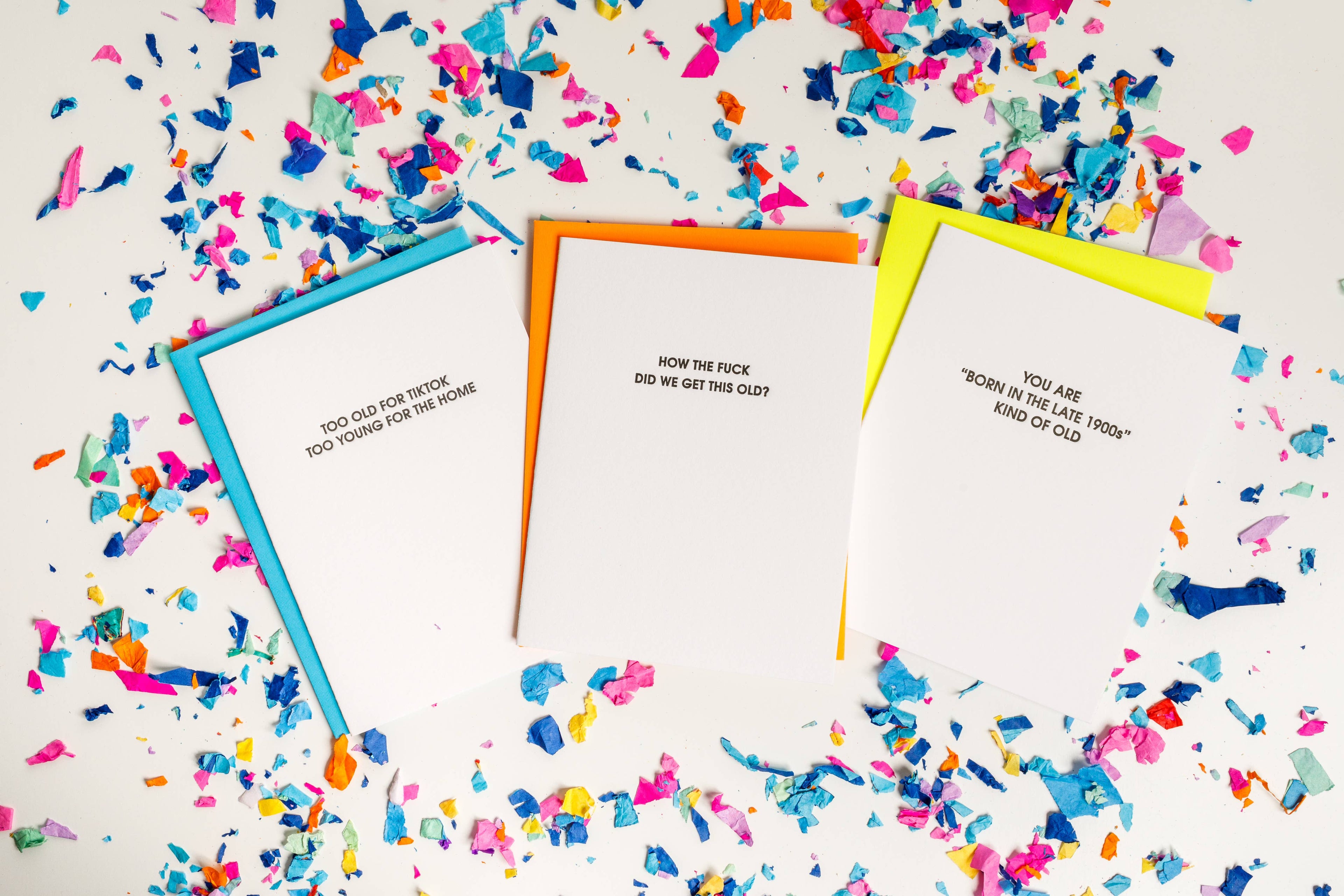 CG Born in the Late 1900s Old - Birthday Letterpress Card