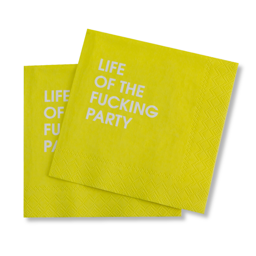 CG Life of the Fucking Party - Colorful Cocktail Napkins