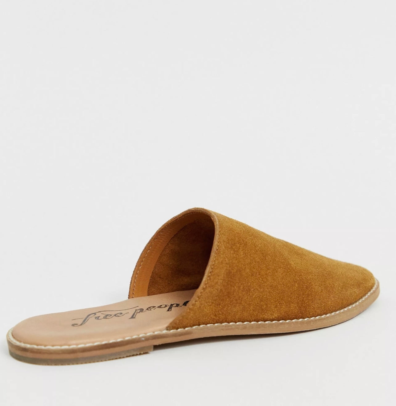 FREE PEOPLE Suede CORONADA Slip On Flat Mule Shoes