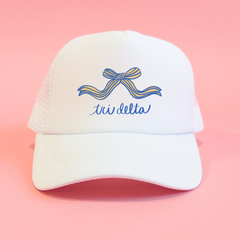 Coquette Sorority Trucker Hat: PI BETA PHI