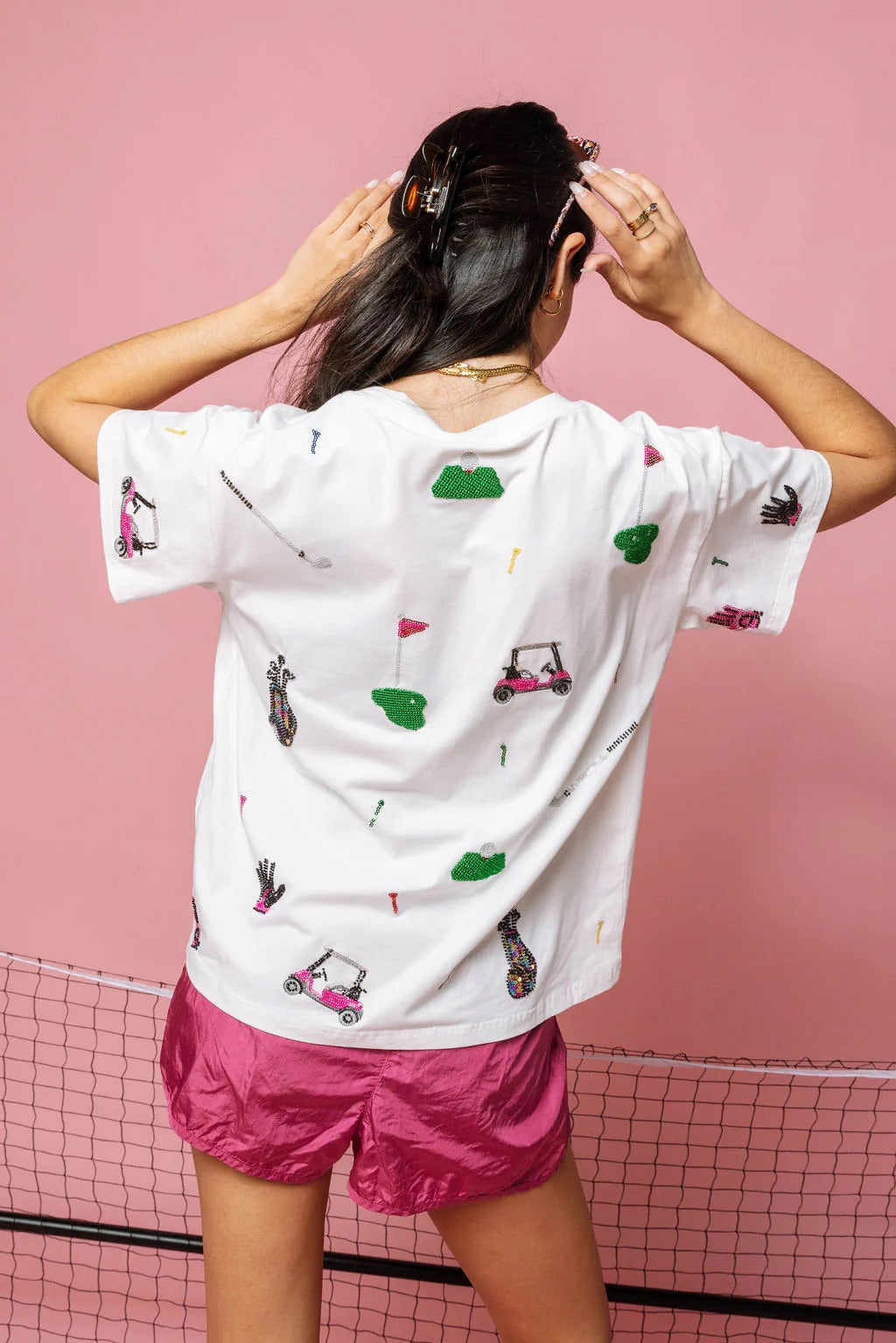 QUEEN OF SPARKLES Scatter GOLF ICON Tee Top