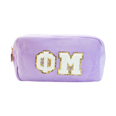 DUOTHREADS Chenille SORORITY Cosmetic Bag