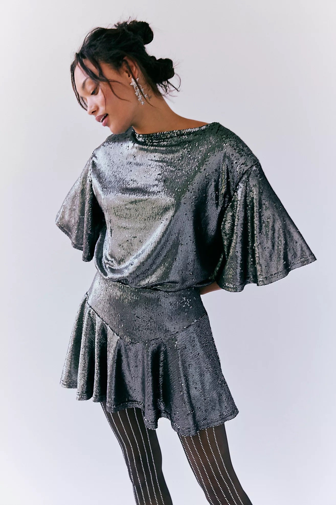 free people manuka sequin mini dress Manuka Sequin Minidress (Women)