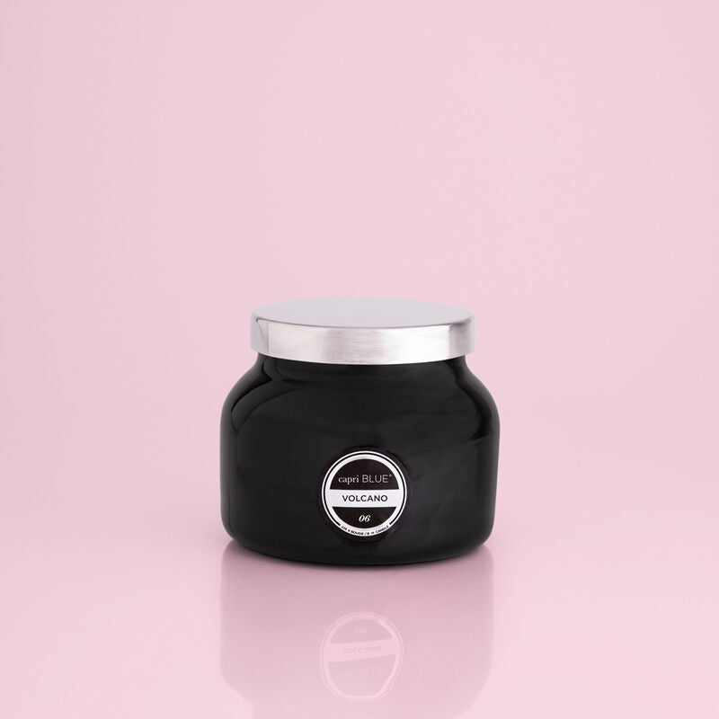 CAPRI BLUE Volcano Black PETITE Signature Jar, 8 oz Candle