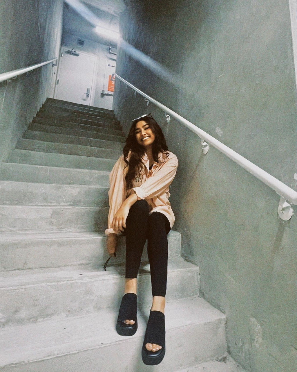 STEVE MADDEN Stretch SLINKY30 Slide Sandal