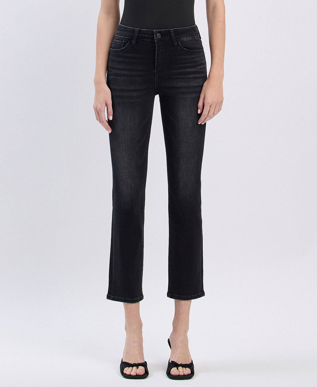 VERVET by Flying Monkey  HiRise JEANNE Slim StraightLeg Ankle Jean