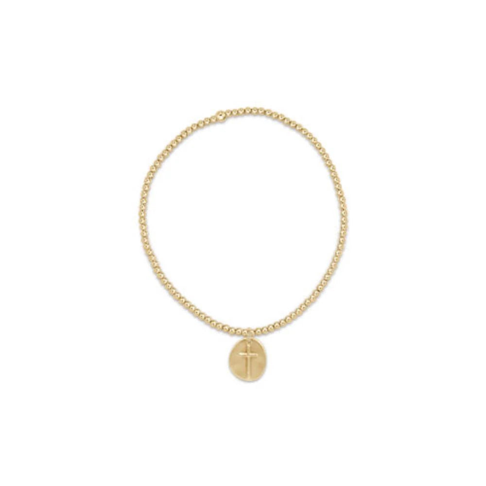 ENEWTON Inspire Small Gold Charm 2mm Bead Bracelet