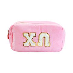 DUOTHREADS Chenille SORORITY Cosmetic Bag