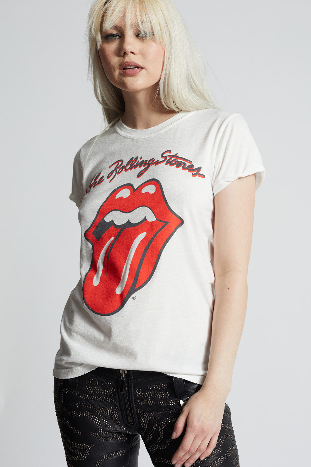 RECYCLED KARMA Rolling Stones LIVE IN CONCERT Tee Top