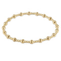 ENEWTON 4mm DIGNITY SINCERITY Pattern Gold Bead Bracelet
