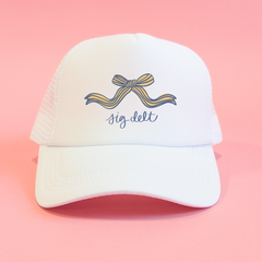 Coquette Sorority Trucker Hat: PI BETA PHI