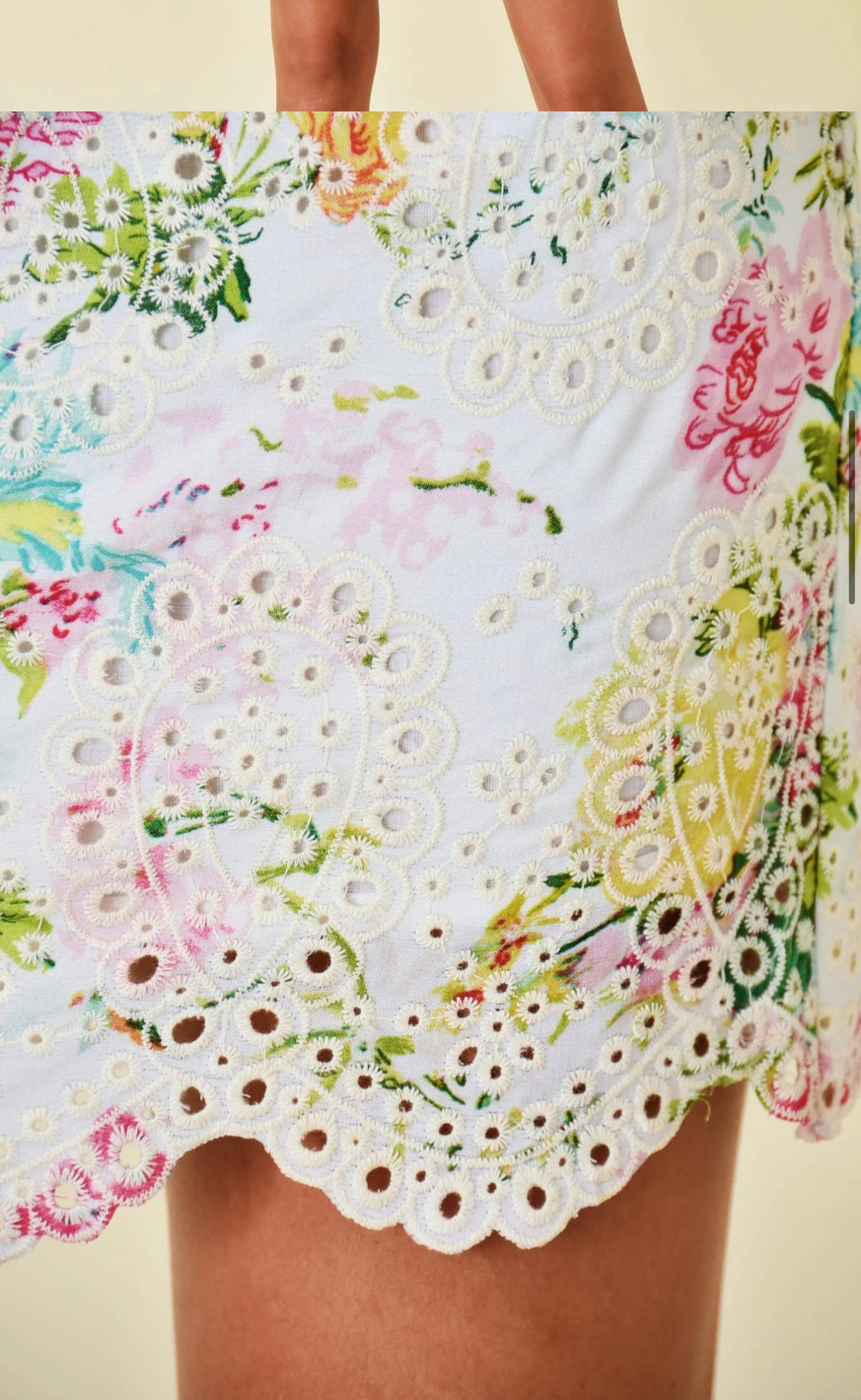 GARDEN PARTY Floral PuffSleeve Lace Dress