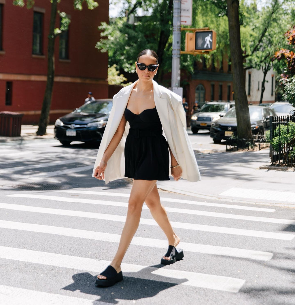 STEVE MADDEN Stretch SLINKY30 Slide Sandal