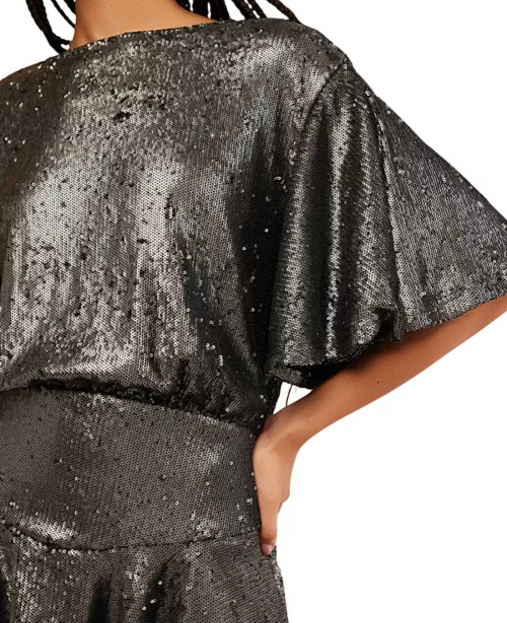 FREE PEOPLE Sequin MANUKA Mini Dress