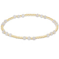 Enewton Gemstone Gold JOY Pattern 3mm Bead Bracelet - MOONSTONE