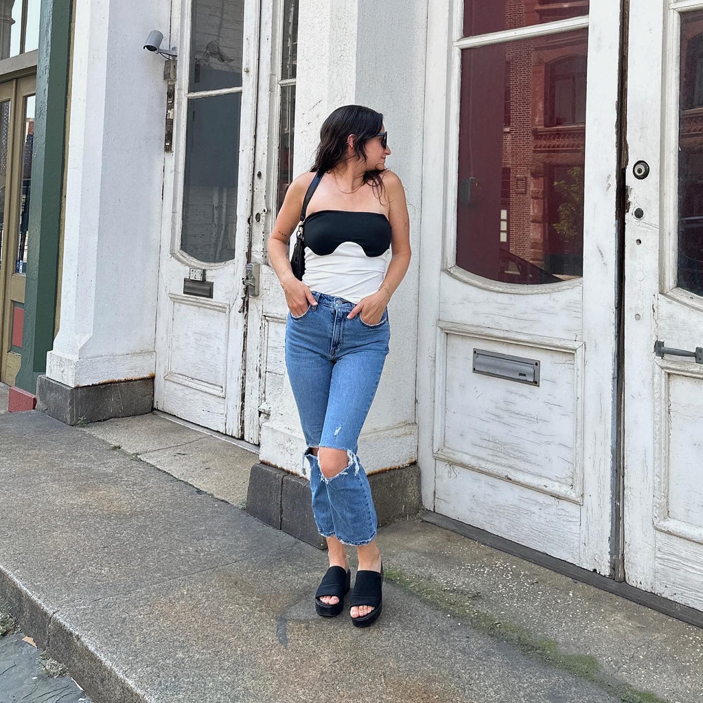 STEVE MADDEN Stretch SLINKY30 Slide Sandal